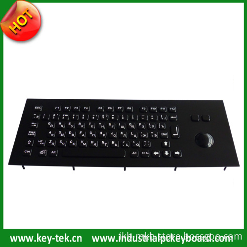 Stainless Steel Marine Keyboard with Trackball